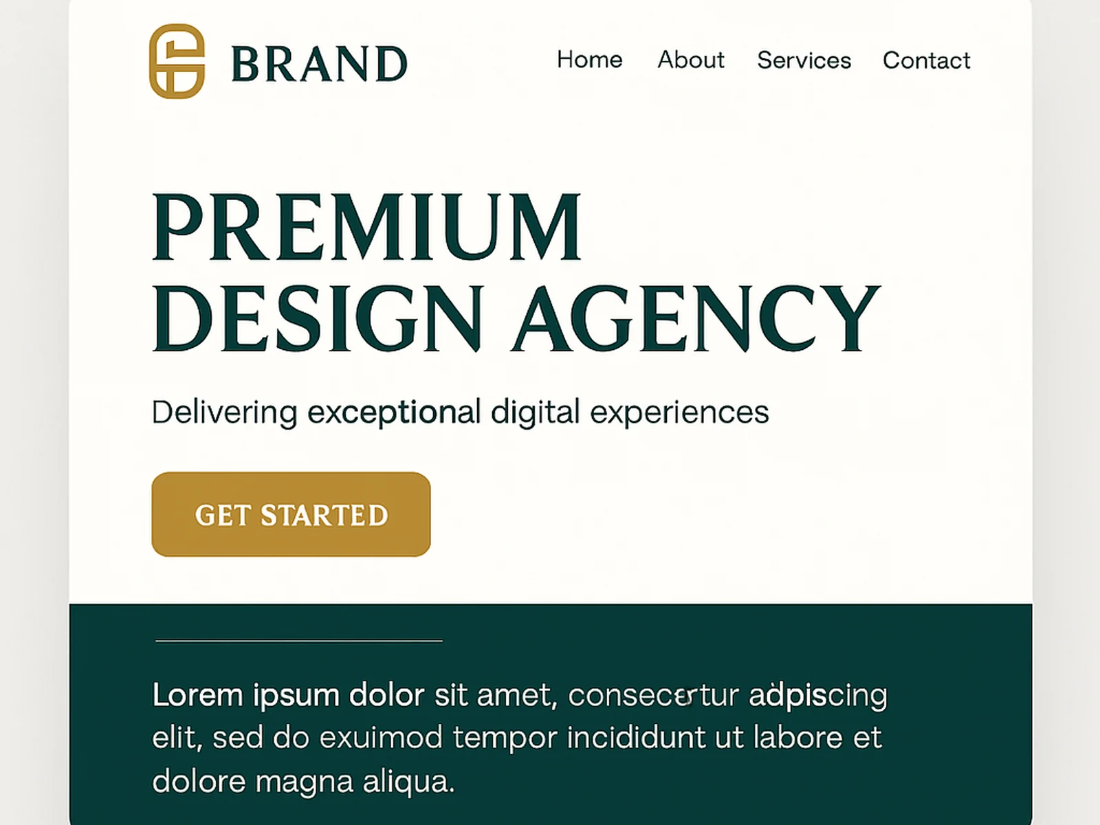 Brand Identity + Website detail